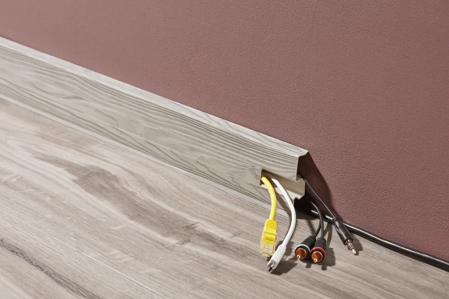 Listwa przypodłogowa CEZAR60 PVC mat 60mm 2,5m Jesion Baltimore - Image 3