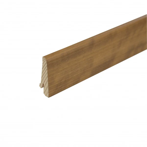 Listwa przypodłogowa drewniana 58mm L= 2,50m Iroko