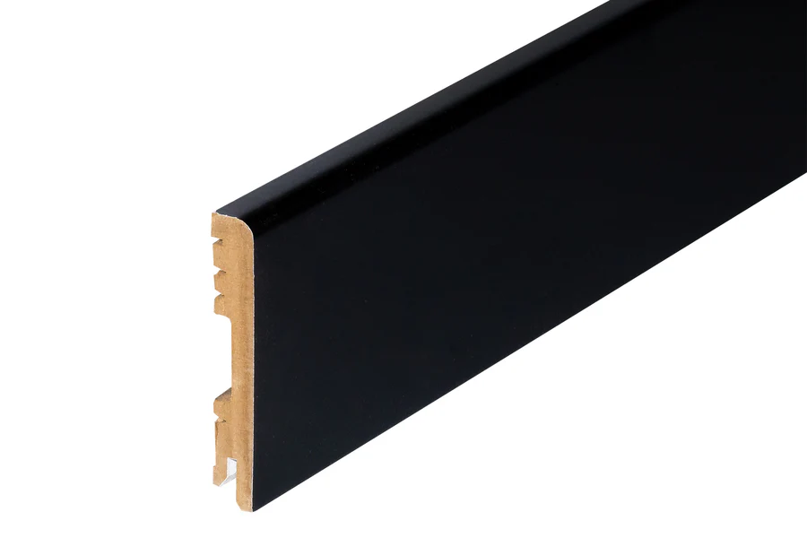 Listwa przypodłogowa MDF lakier 100x16mm 2m Czarna Półmat
