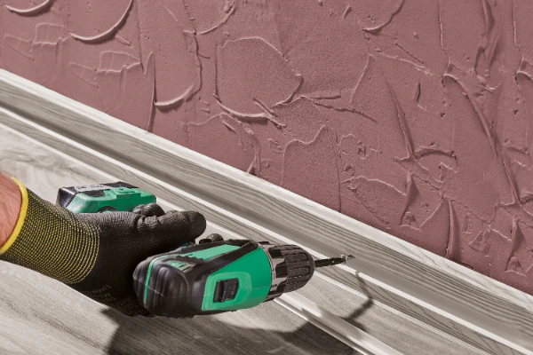 Listwa przypodłogowa PVC Cezar60 20x60mm Cezar Biały RAL9003 Mat 2,50m - Image 4