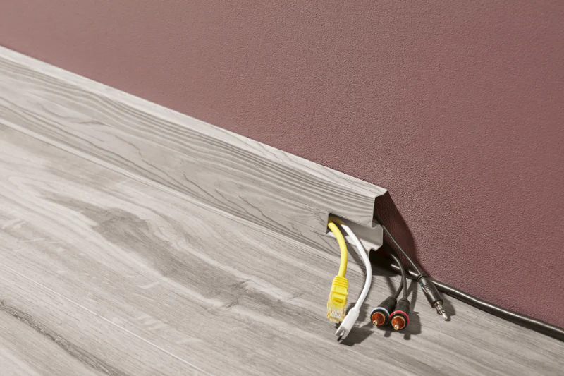 Listwa przypodłogowa PVC Cezar60 20x60mm Cezar Dąb Alabama Mat 2,50m - Image 3