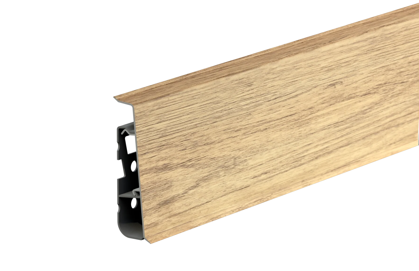 Listwa przypodłogowa PVC Hi Line Prestige 22x75mm Cezar Dąb Pinia Jasna Mat 2,50m