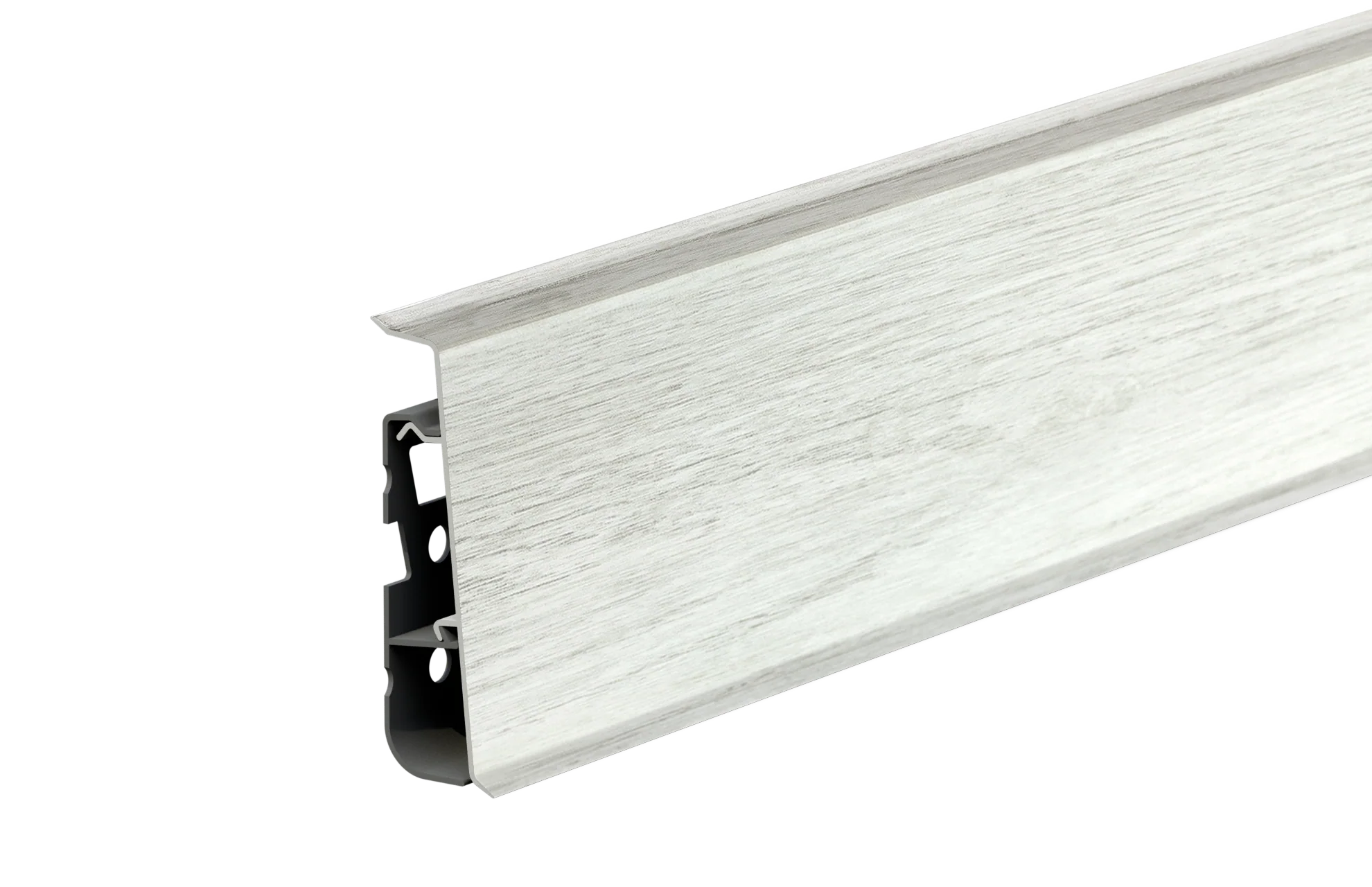 Listwa przypodłogowa PVC Hi Line Prestige 22x75mm Cezar Dąb Szary Organiczny Mat 2,50m