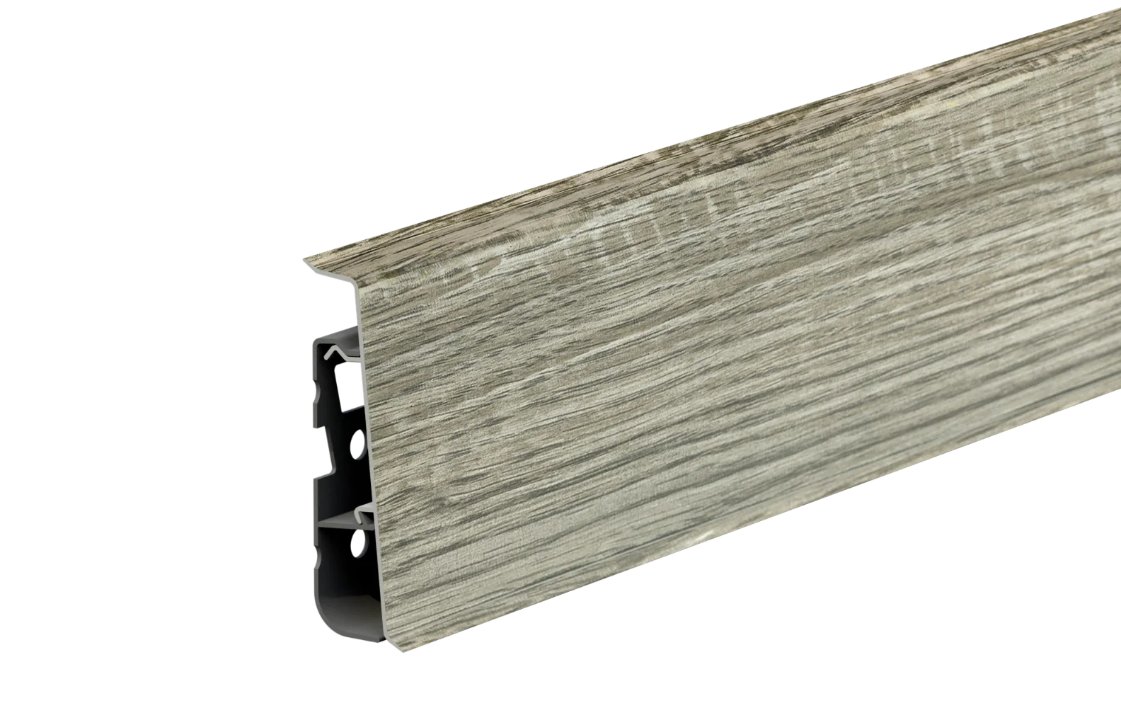 Listwa przypodłogowa PVC Hi Line Prestige 22x75mm Cezar Sosna Ciemna Agas Mat 2,50m