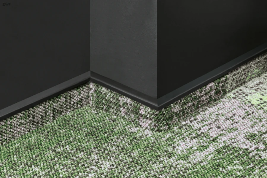 Listwa dywanowa płaska PVC Cezar Grafitowy RAL7024 Mat 2,50m - Image 3