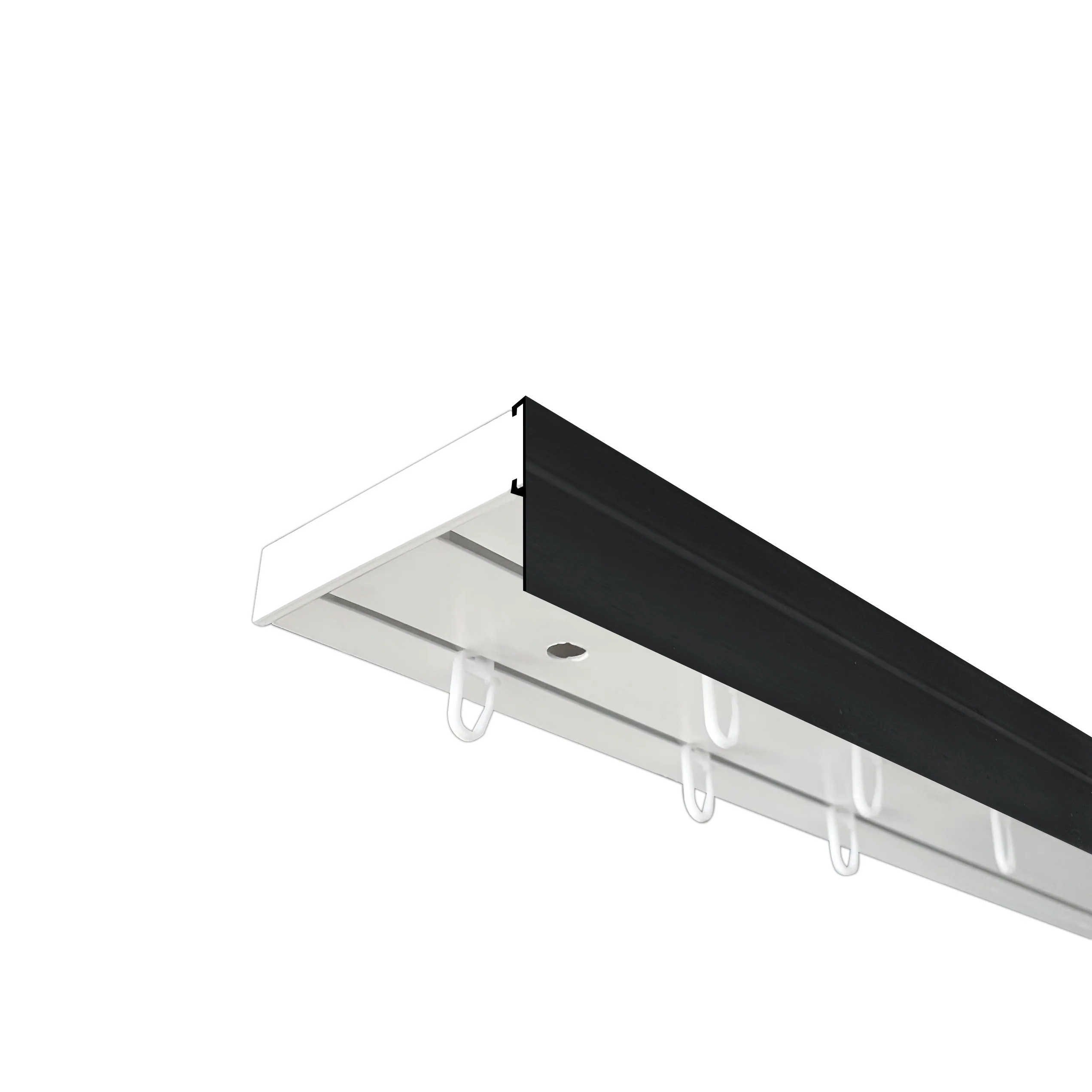 Maskownica PVC do szyny PROLINE 50x3000mm Cezar Czarny RAL9005