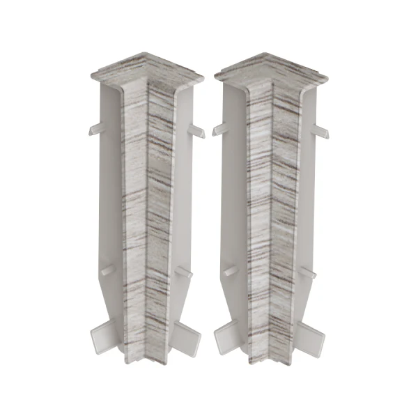 Narożnik wewnętrzny do listwy przypodłogowej MASTERLINE 13x80mm 1kpl=2szt Cezar Atlantyk Mat