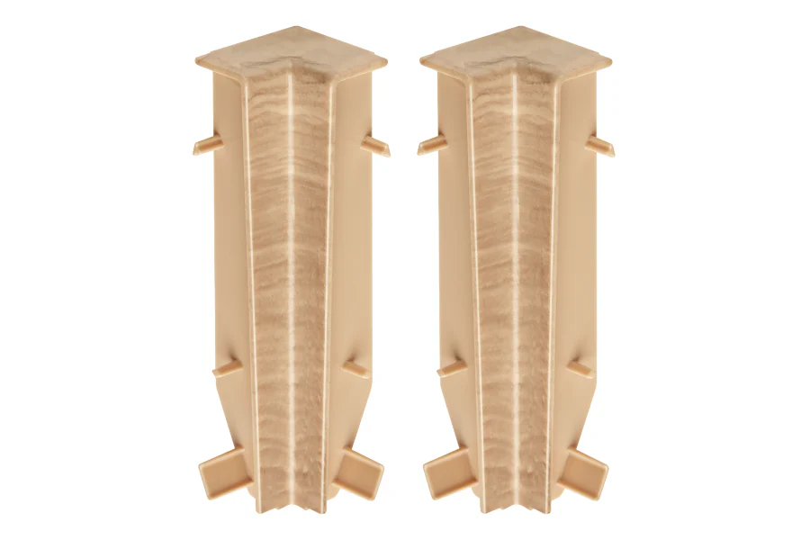 Narożnik wewnętrzny do listwy przypodłogowej MASTERLINE 13x80mm 1kpl=2szt Cezar Siena Mat