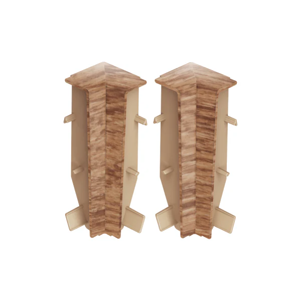 Narożnik wewnętrzny do listwy przypodłogowej MASTERLINE 15x60mm 1kpl=2szt Cezar Dąb Royal Mat