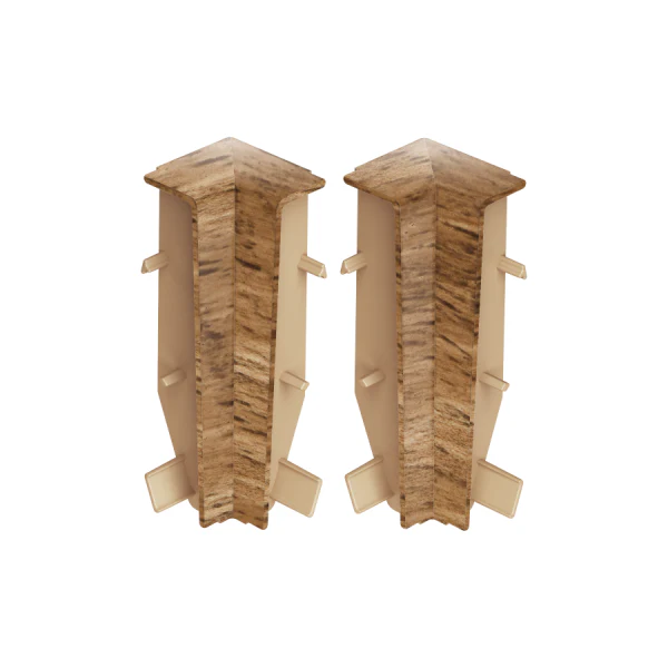 Narożnik wewnętrzny do listwy przypodłogowej MASTERLINE 15x60mm 1kpl=2szt Cezar Korfu Mat