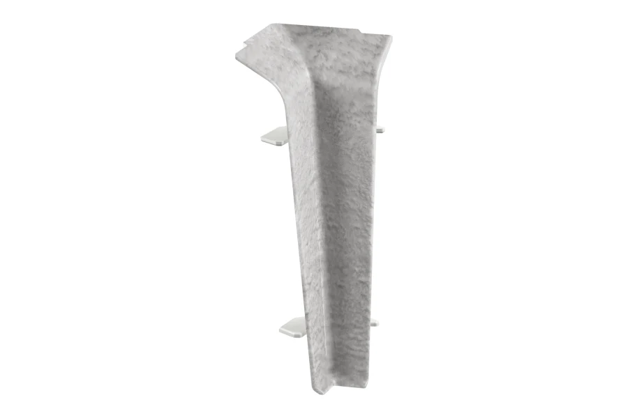 Narożnik wewnętrzny do listwy przypodłogowej SOFTline 22,5x75mm 1opak=10szt Goth Clear mat