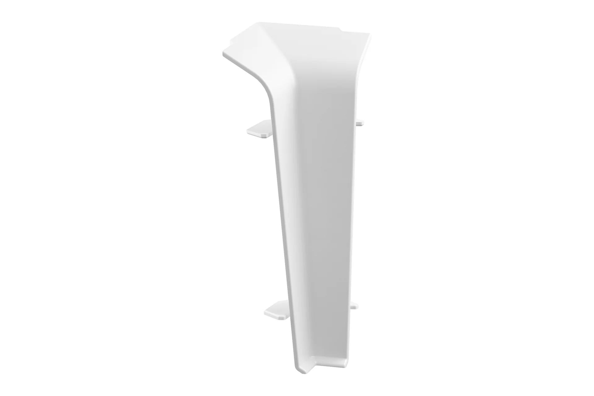 Narożnik wewnętrzny do listwy Softline 22,5x75mm Cezar 1kpl=2szt Biały Zimny mat