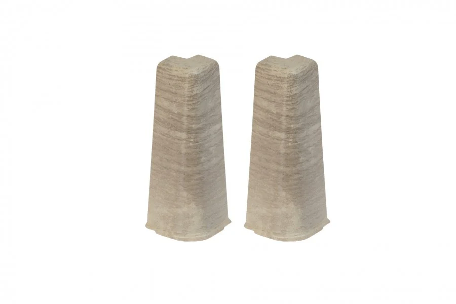 Narożnik zewnętrzny do listwy przypodłogowej Hi Line 23,4x75mm 1kpl=2szt Cezar Islandia Mat