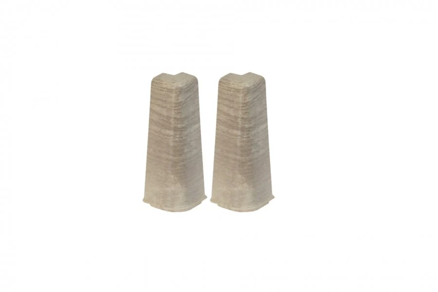 Narożnik zewnętrzny do listwy przypodłogowej Hi Line 23,4x75mm 1kpl=2szt Cezar Rocky Kanada Mat