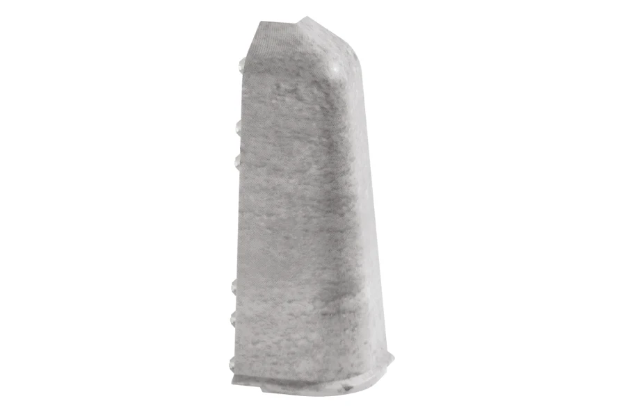 Narożnik zewnętrzny do listwy przypodłogowej SOFTline 22,5x75mm 1opak=10szt Goth Clear mat