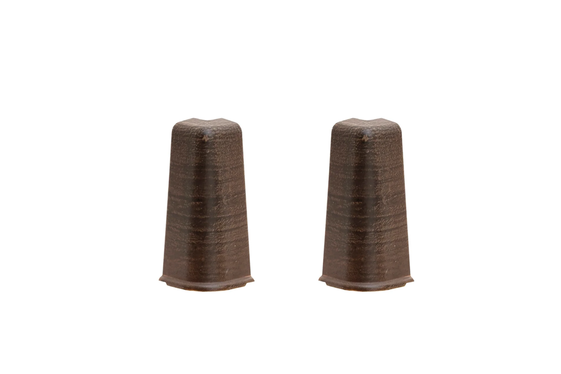 Narożnik zewnętrzny+RAK do listwy przypodłogowej Cezar60 20x60mm 1kpl=2szt(NZ+RAK) Cezar Dąb Porter Ciemny Mat