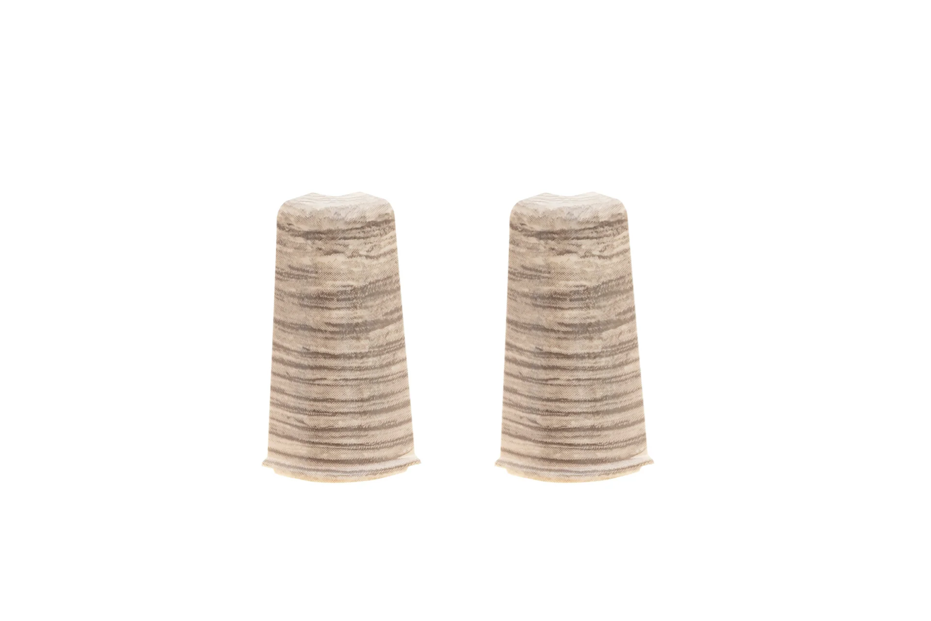 Narożnik zewnętrzny+RAK do listwy przypodłogowej Cezar60 20x60mm 1kpl=2szt(NZ+RAK) Cezar Dąb Selena Mat