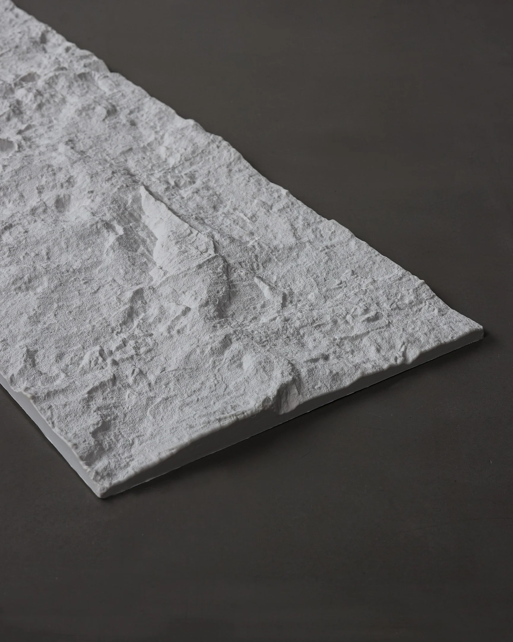Panel ścienny SANTERO-R1 [600x2900x45mm] Murso by Cezar klejony FLEX Biały 2,90m - Image 2