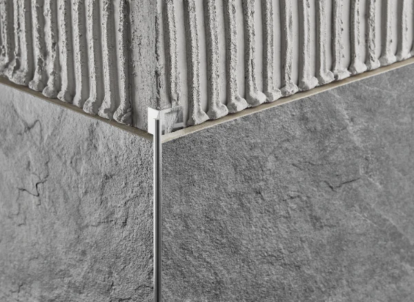 Profil do glazury aluminiowy zewnętrzny wąski 8 mm Cezar Srebrny Mat 2,50m - Image 3