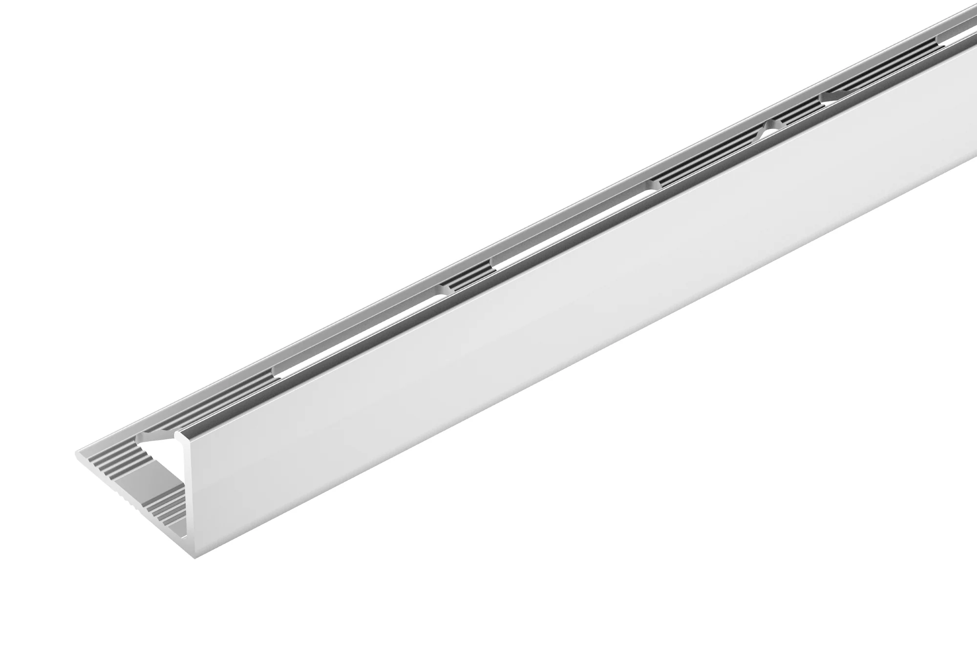 Profil do glazury aluminiowy narożny 12,5mm Cezar Połysk Połysk 2,50m
