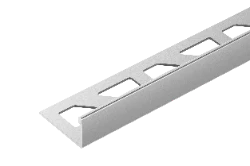 Profil do glazury ze stali nierdzewnej narożny 6mmx24mm Cezar Naturalny Połysk 2,50m
