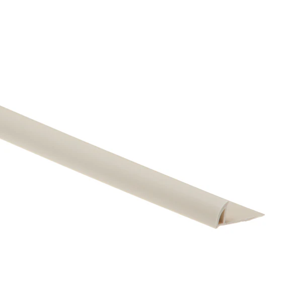 Profil do glazury PVC zewnętrzna zamknięta 8mm L= 2,50m Kość Słoniowa