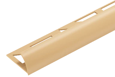 Profil do glazury PVC zewnętrzny 9mm Cezar Beżowy RAL1001 Mat 2,50m