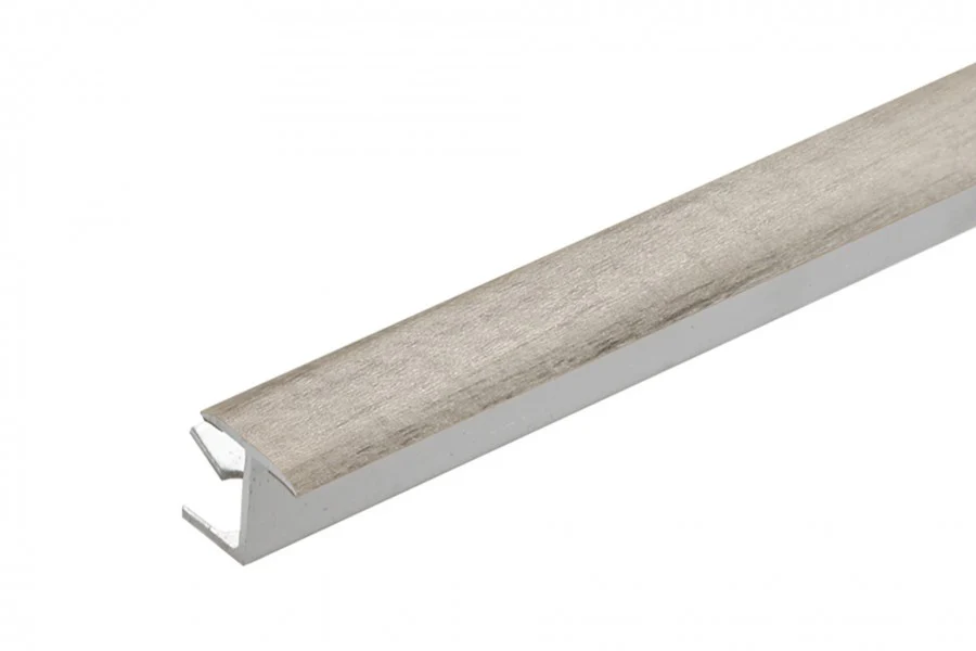 Profil dylatacyjny do glazury do łuków aluminium laminat 15mm 2,5m Dąb Avero