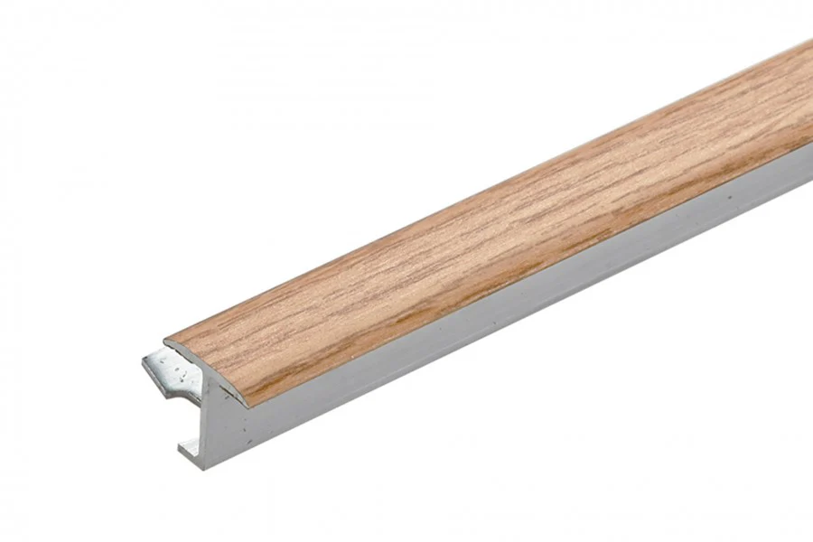 Profil dylatacyjny do glazury do łuków aluminium laminat 15mm 2,5m Dąb Canyon