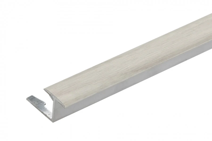 Profil dylatacyjny do glazury do łuków aluminium laminat 15mm 2,5m Dąb Wiejski