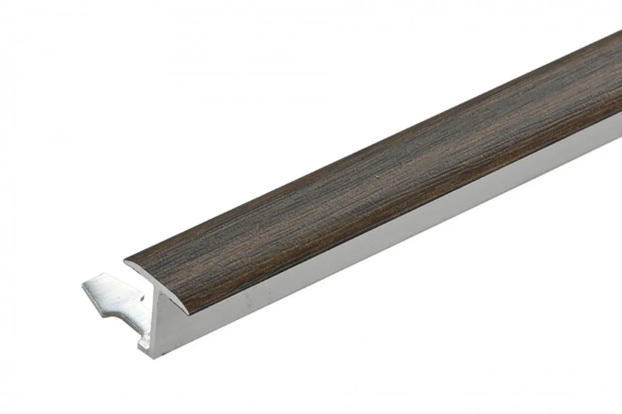 Profil dylatacyjny do glazury do łuków aluminium laminat 15mm 2,5m Venge