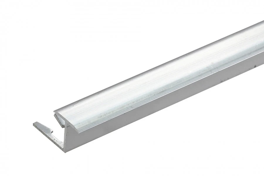 Profil dylatacyjny do glazury do łuków aluminium naturalne 15mm 2,5m Srebrny