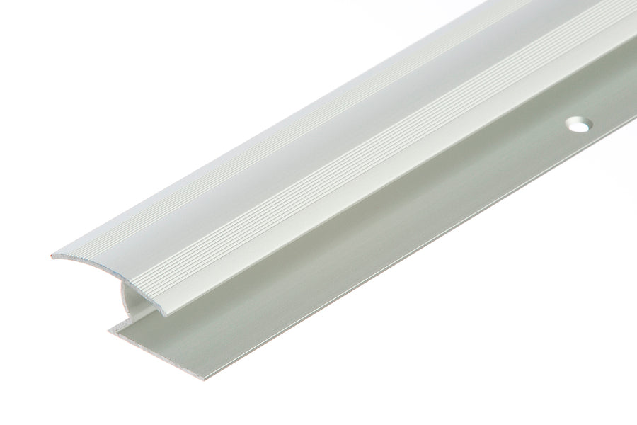 Profil dylatacyjny do wykładzin aluminium anoda 30mm 2m Srebrny
