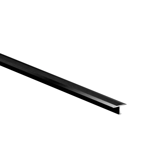 Profil fugowy AL łączący 13mm L= 2,50m Czarny El-Poler Szczotkowany