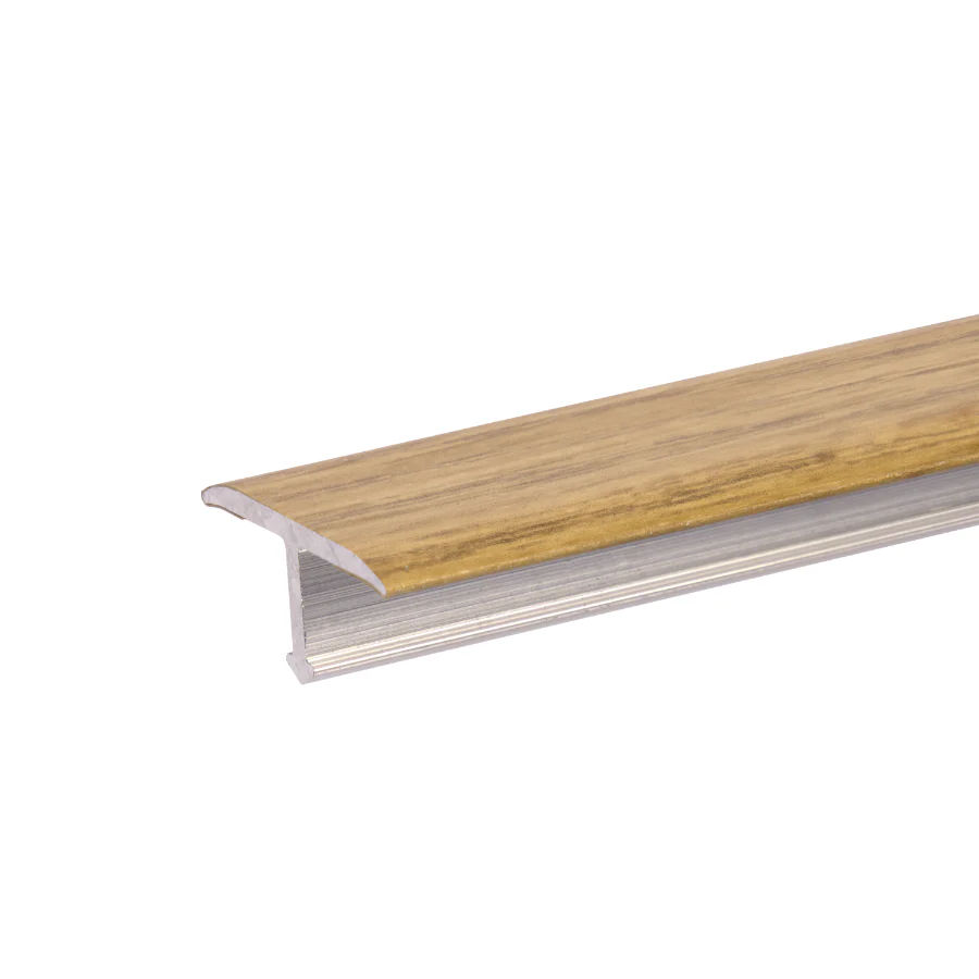 Profil fugowy aluminiowy gładki 14mm Cezar Dąb Słoneczny mat 2,50m