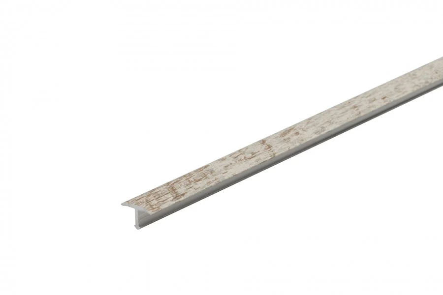 Profil fugowy gładki aluminium laminat 14mm 2,5m Świerk Rosario