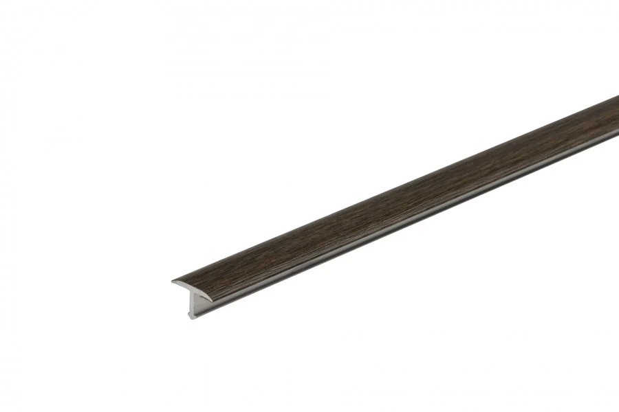 Profil fugowy gładki aluminium laminat 14mm 2,5m Venge
