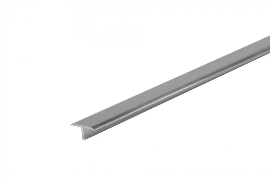 Profil fugowy gładki aluminium poler 20mm 2,5m Srebrny