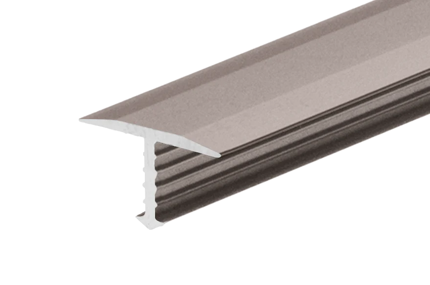 Profil fugowy aluminiowy łączący 13mm Cezar Szampan Mat 1m