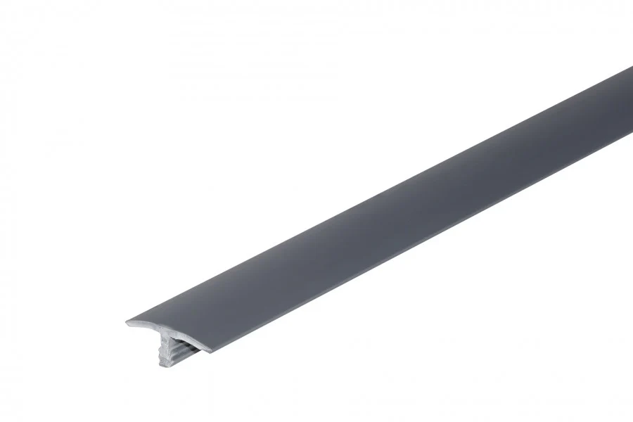 Profil fugowy ochronny ozdobny PVC 17mm 2,75m Szary Ciemny