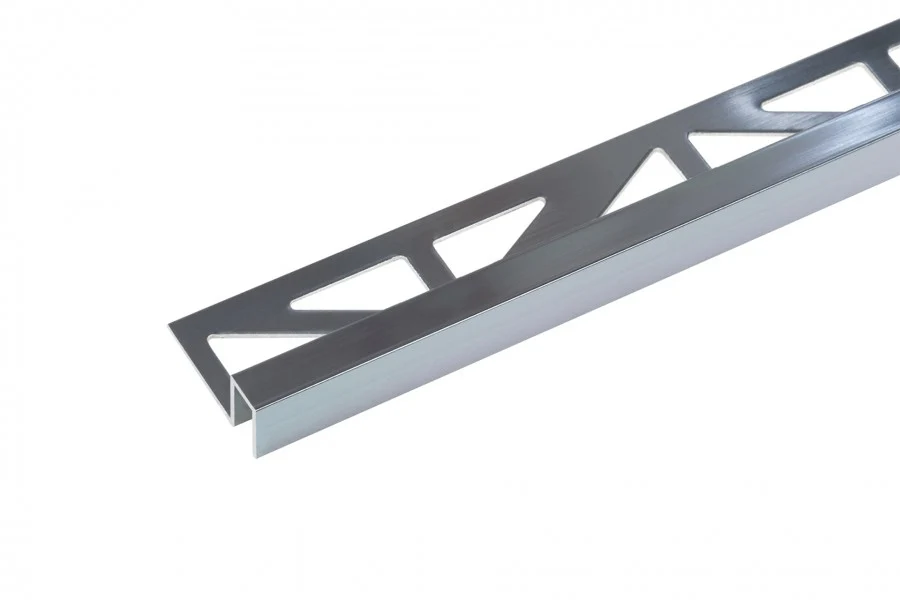 Profil krawędziowy kwadratowy do glazury aluminium anoda poler 11x12mm 2,5m Opal