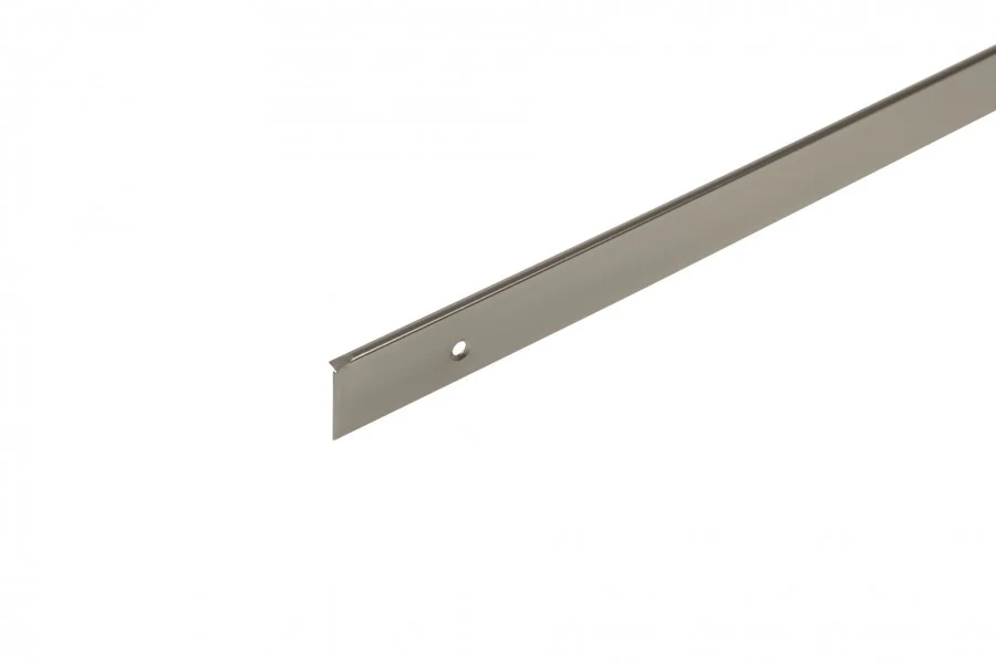 Profil kuchenny do blatów boczny prawy aluminium anoda 22mm 0,62m Szampan