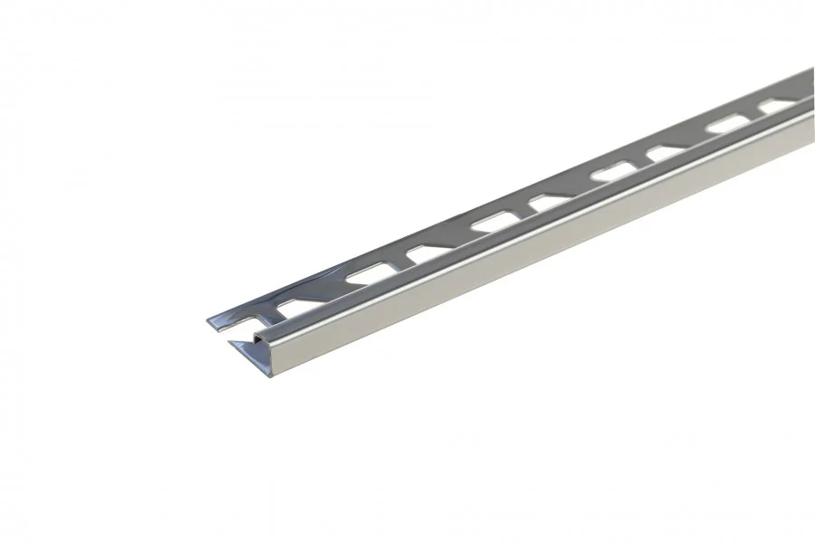 Profil narożny kwadratowy stal nierdzewna naturalna 8x11mm 2,5m Srebrny