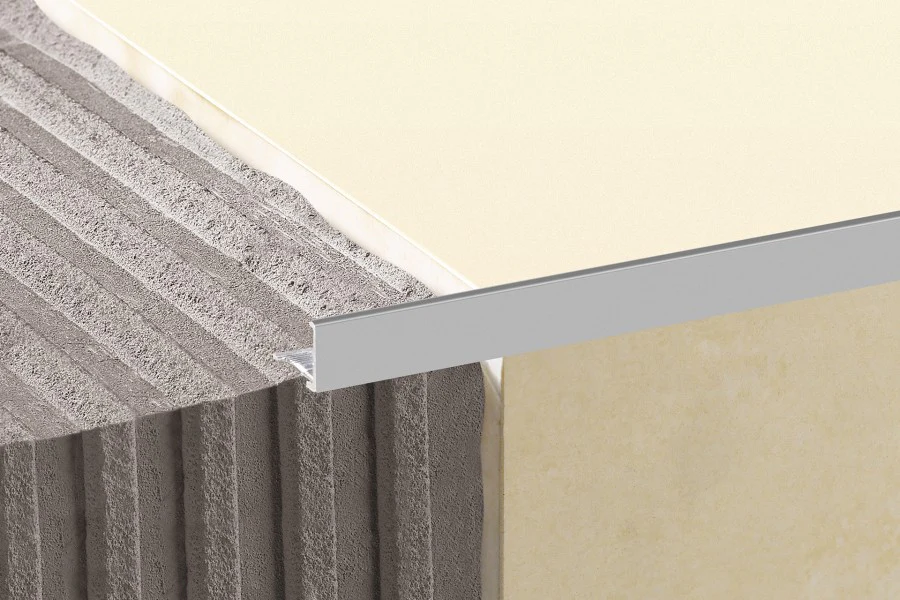 Profil narożny zakończeniowy do glazury aluminium anoda 15mm 2,5m Srebrny - Image 3