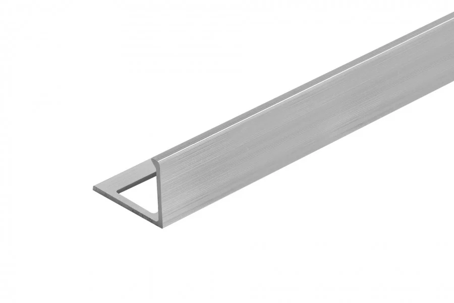 Profil narożny zakończeniowy do glazury aluminium naturalne 15mm 2m Srebrny
