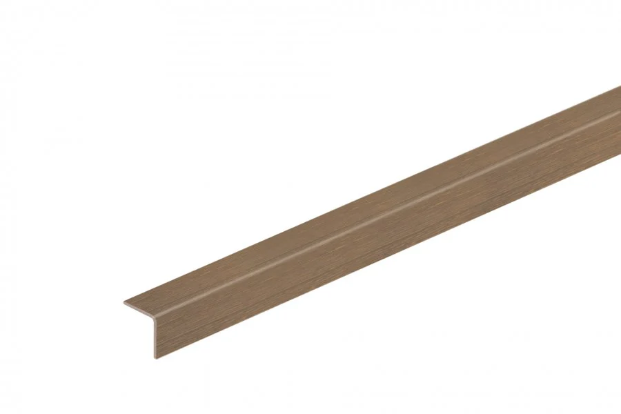 Profil ochronny kątownik PVC 10x10x1,1mm 2,75m Dąb Kanadyjski