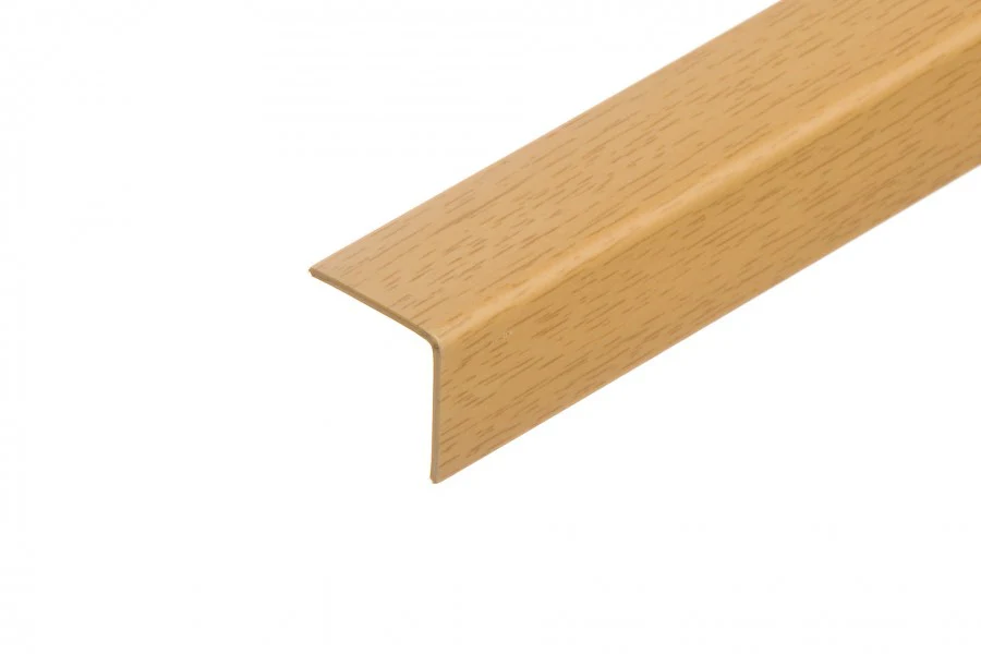 Profil ochronny kątownik PVC 15x15x1,1mm 2,75m Dąb Jasny