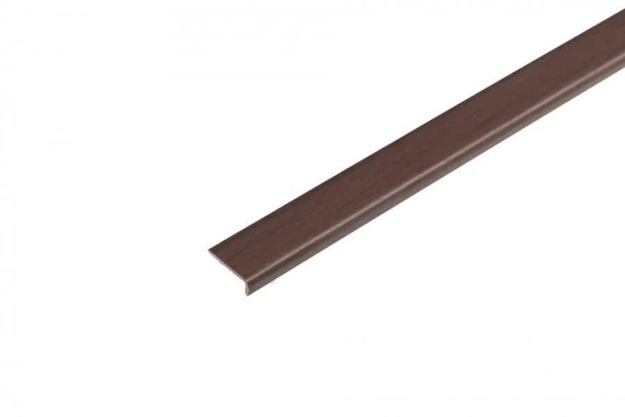 Profil ochronny kątownik PVC 17x05x1,1mm 2,75m Mahoń