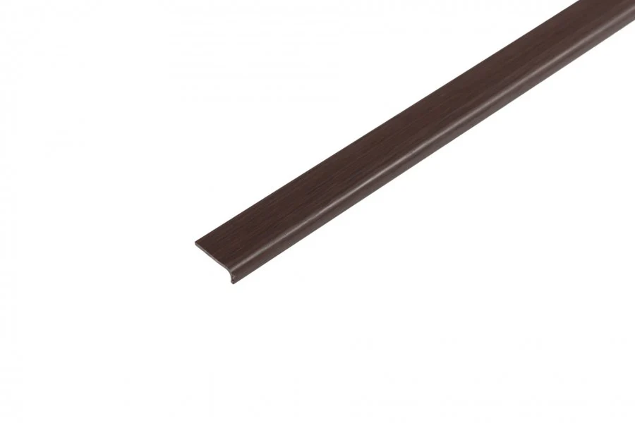 Profil ochronny kątownik PVC 17x05x1,1mm 2,75m Wenge