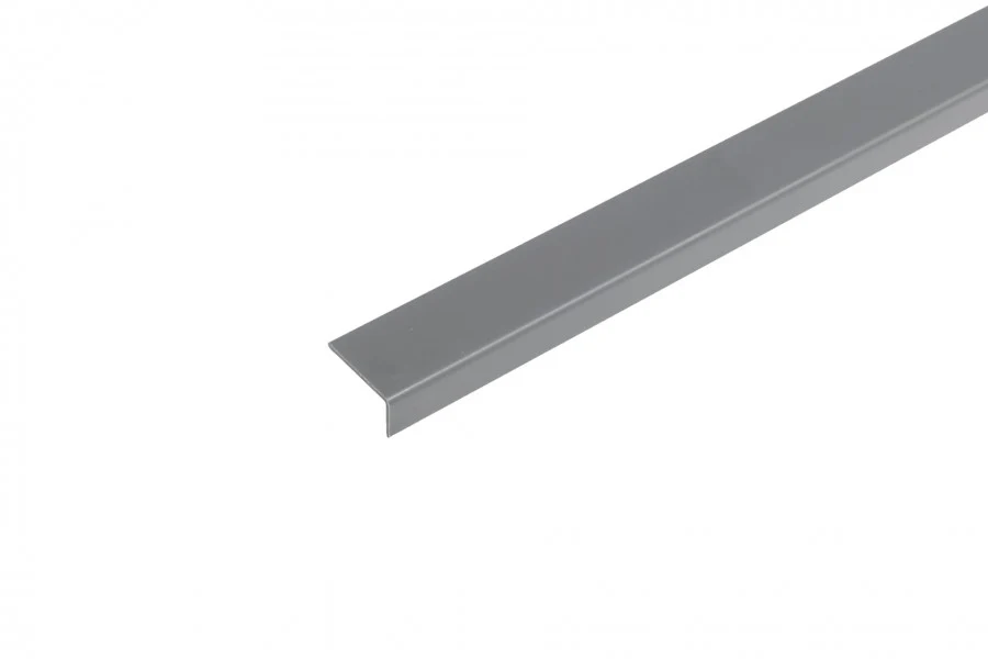 Profil ochronny kątownik PVC 20x10x1,1mm 1m Szary Ciemny